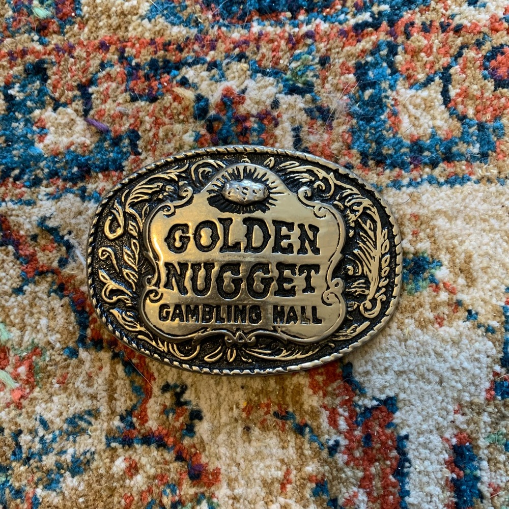 1970’s Golden Nugget belt buckle